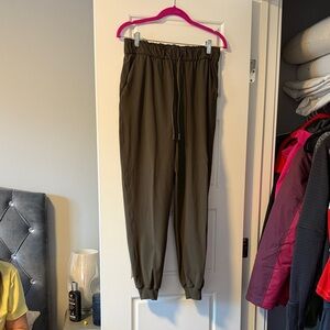 lululemon athletica Olive Green Joggers
